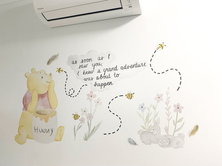 Hand-painted removable fabric nursery wall stickers – lovefrankieart