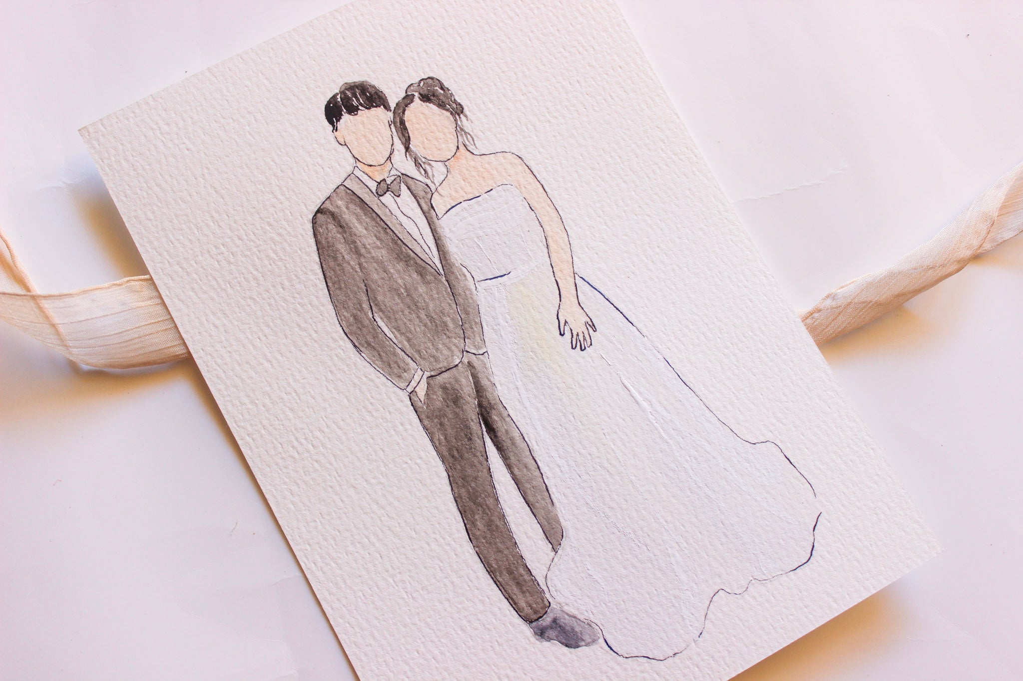 Live Wedding Guest Portrait Painting – lovefrankieart