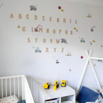 Construction Wall Stickers - Removable Fabric Wall Stickers - lovefrankieart