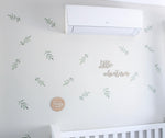 Dainty Leaf Wall Stickers For a Calm Nursery - lovefrankieart