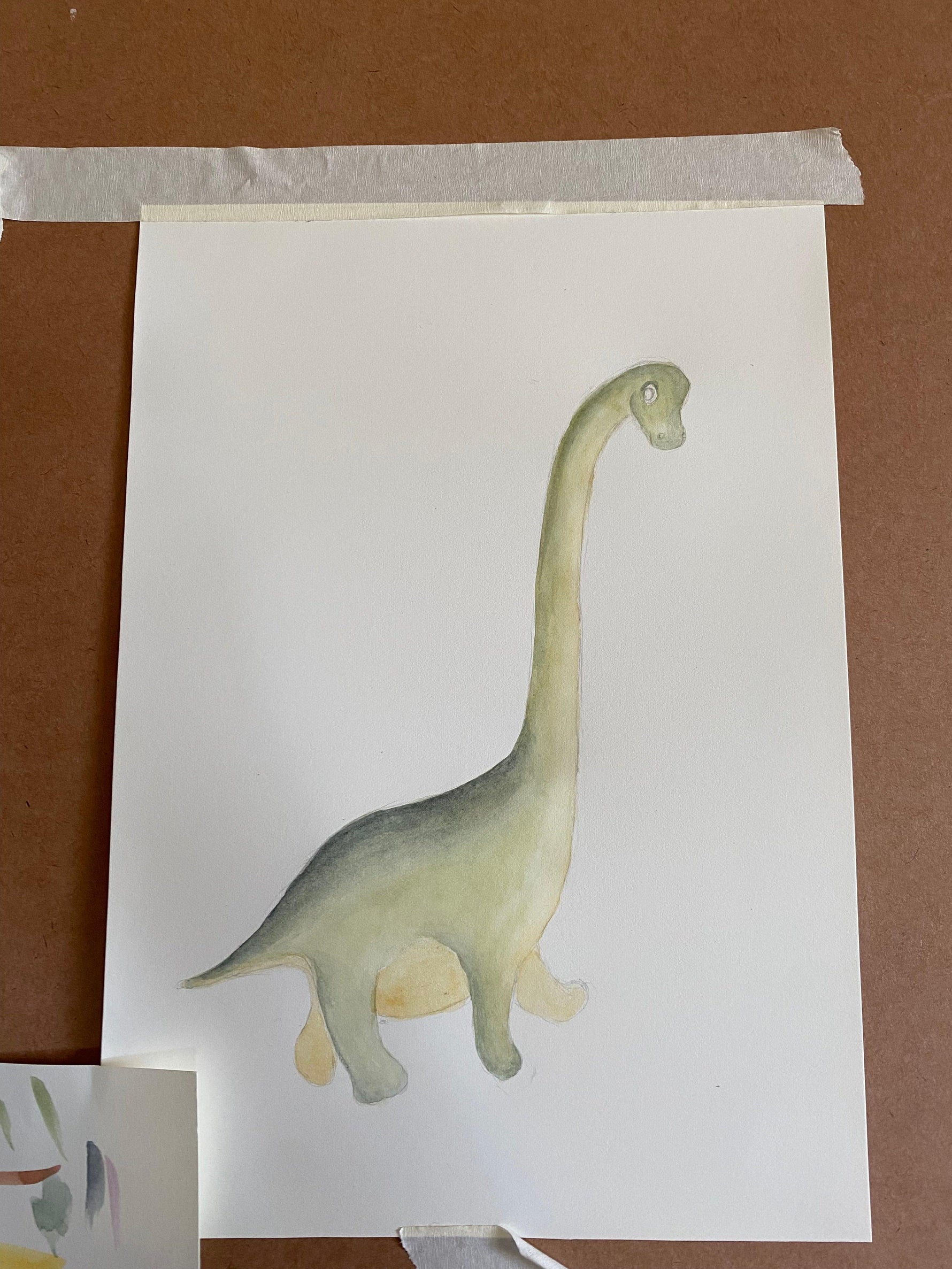 brachiosaurus art print