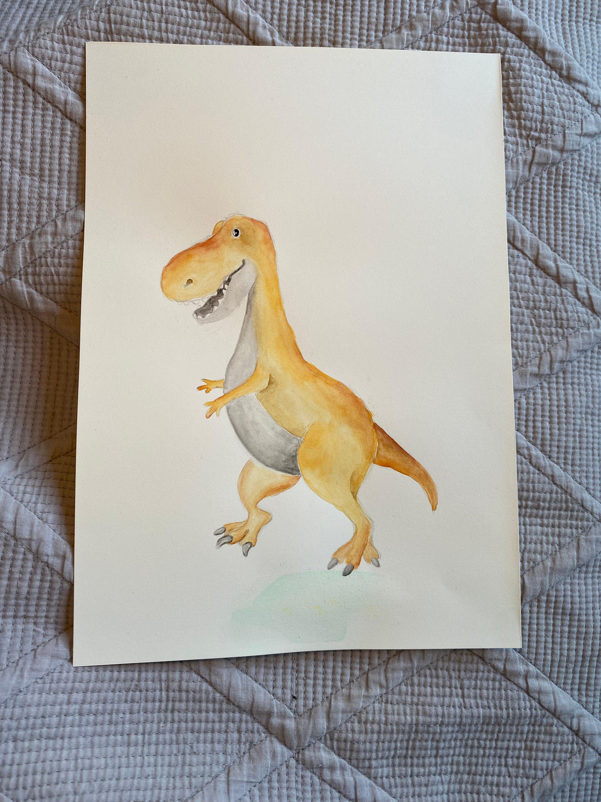t-rex art print