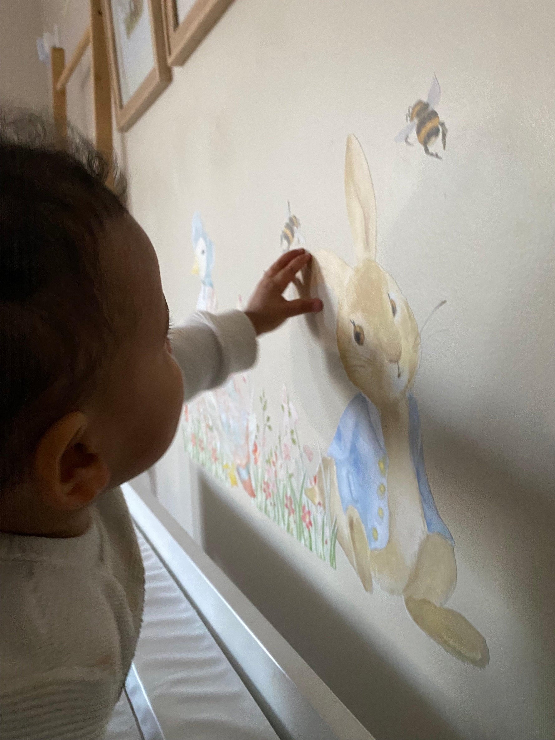 Peter Rabbit - Watercolour Wall Sticker - lovefrankieart