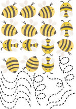 Honey Bee Decals one sheet