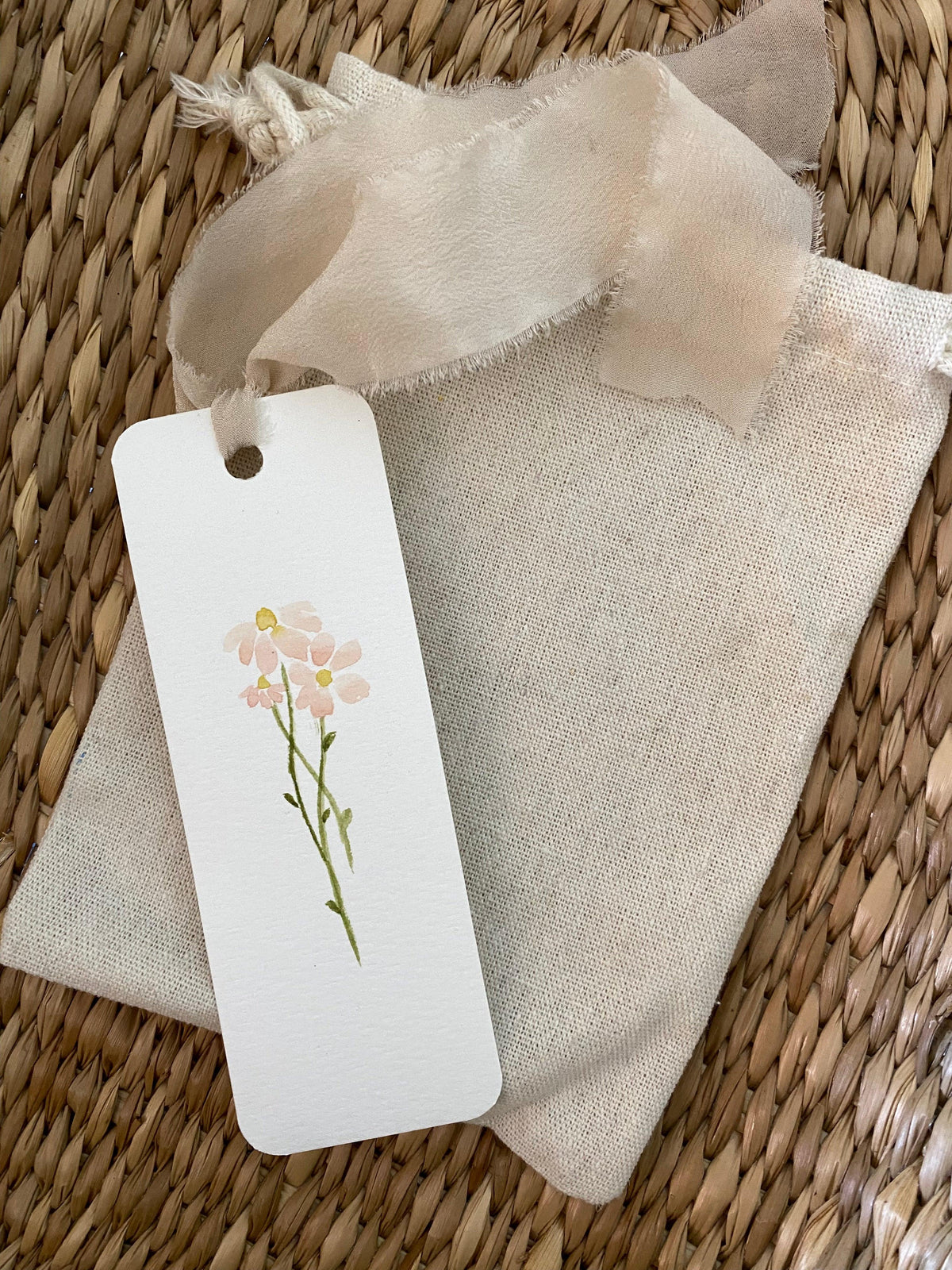 Hand-painted Floral Bookmark - lovefrankieart