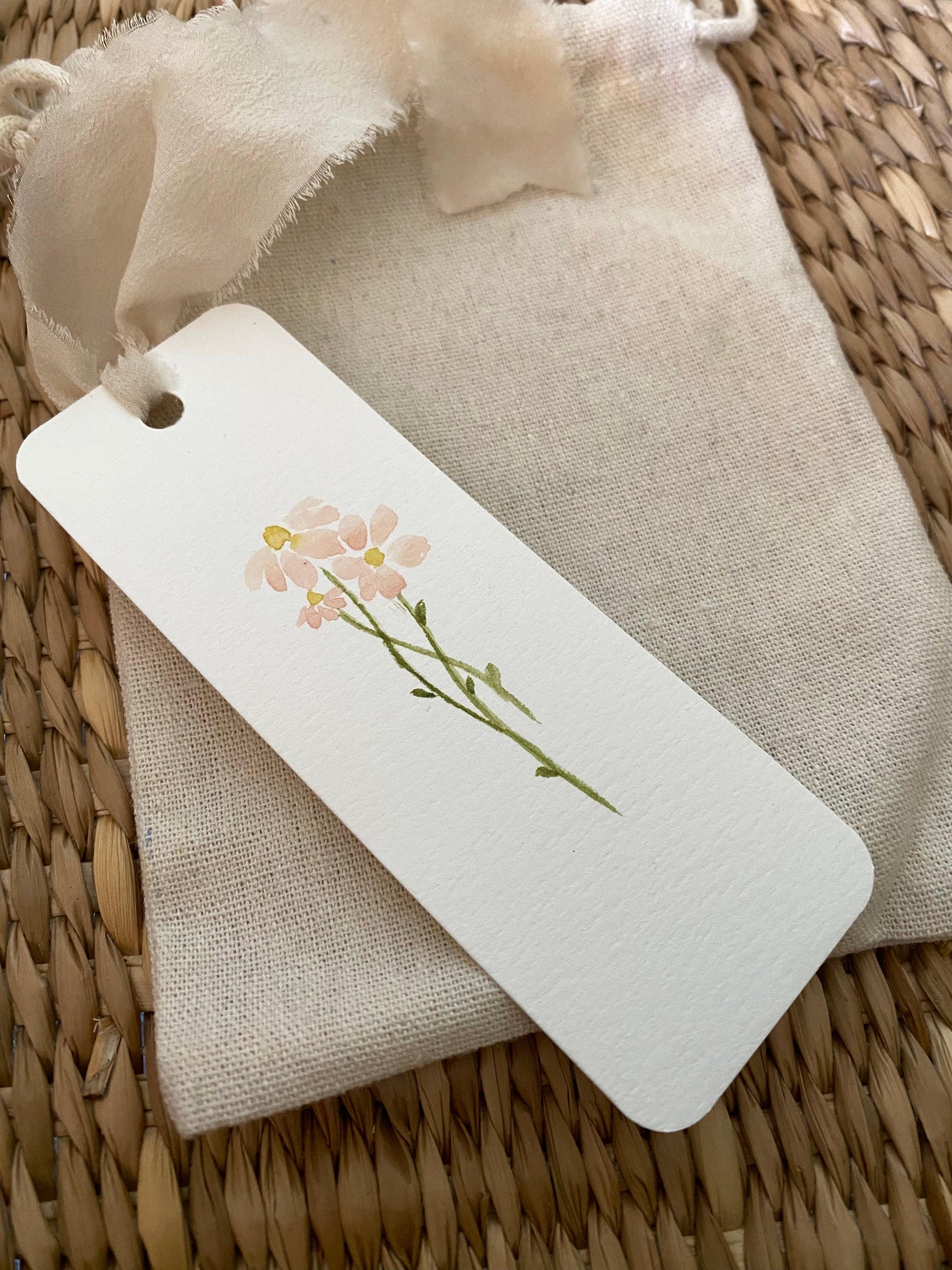 Hand-painted Floral Bookmark - lovefrankieart